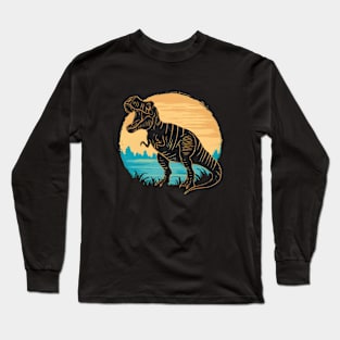 Vintage T-Rex Graphic Long Sleeve T-Shirt